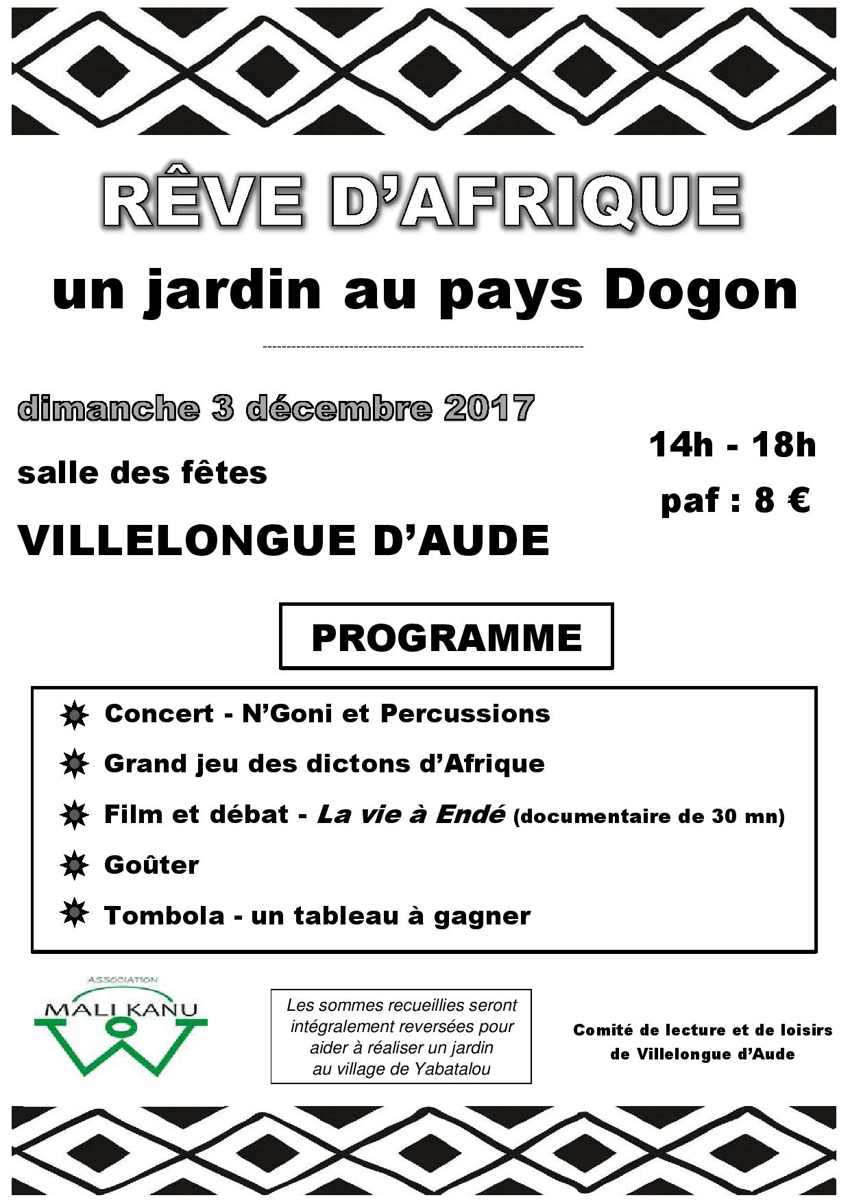 Affiche Malikanu 3 déc